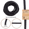 5M Braided Leather Cord with Core WL-BBC0001-01B-02-2