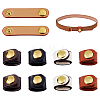 10Pcs 5 Colors PU Leather Belt Fixing Ring Buckle FIND-FH0017-67-1