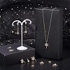 20Pcs 2 Style Rack Plating Brass Micro Pave Clear Cubic Zirconia Pendants KK-FH0004-22-2