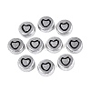 Plating Opaque Acrylic Beads AC-N167-05AS-1