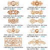 20 Sets 10 Styles Alloy Snap Lock Clasps FIND-CP0001-42-2