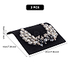 Flannelette & Paper Necklace Jewelry Display ODIS-WH0020-72-2