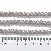 Baking Paint Imitation Jade Glass Bead Strands X-DGLA-A034-J6MM-A43-5