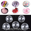 Handmade Two Holes Blown Glass Globe Beads BLOW-TA0001-02B-15