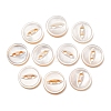 Cat Eye Style Natural Shell Buttons LS-SH-CBAA69B-01D-1