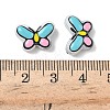 Transparent Glass Enamel Beads LAMP-C023-02A-4