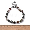 Natural Bloodstone Beaded Bracelets for Women G-P563-07P-16-5