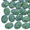 Electroplate Druzy Resin Cabochons CRES-T012-08C-1