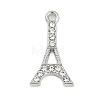 Rack Plating Alloy Micro Pave Rhinestone Pendants FIND-K020-08P-1