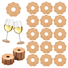 Paper Wine Glass Charms AJEW-WH0009-60C-02-1