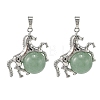 Natural Green Aventurine Pendants G-D102-01P-02-1
