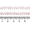 Electroplate Transparent Glass Beads Strands EGLA-A035-T4mm-A20-4