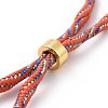 Nylon Cord Silder Bracelets MAK-C003-03G-07-3