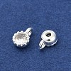 Brass Pave Cubic Zirconia Pendants KK-H204-03S-01-2