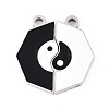304 Stainless Steel Enamel Split Pendants STAS-T074-01P-1