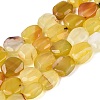 Dyed & Heated Natural Agate Beads Strands G-N359-15A-05-2