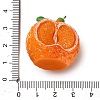 Opaque Resin Imitation Fruit Pendants RESI-H045-01A-01-3