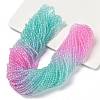 Transparent Painted Glass Beads Strands LS-DGLA-A034-T3mm-A10-1