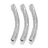 304 Stainless Steel Curved Tube Beads STAS-M071-03D-P-1