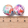 Food Grade Eco-Friendly Printed Silicone Beads SIL-A013-01A-01-3