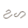 Non-Tarnish 304 Stainless Steel S-Hook Clasp STAS-C085-03B-P-2