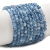Natural Devil Blue Aquamarine Beads Strands LS-G-P629-A03-03-1