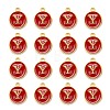 Golden Plated Alloy Enamel Charms LS-ENAM-S118-03Y-2