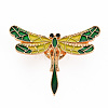 Alloy Enamel Brooches JEWB-S011-070-NR-1