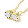 Brass Magnetic Clasp with Cable Safety Chain X-KK-F839-035G-3