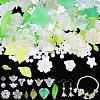 DIY Leaf Flower Findings Kits DIY-PA0001-64A-1