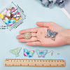 DIY 3D Butterfly Dangle Earring Making Kit DIY-SC0020-03-7
