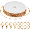 Beebeecraft DIY Chain Bracelet Necklace Making Kit CHC-BBC0001-08-1