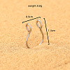 304 Stainless Steel Clip on Nose Rings WG9BB1A-07-1