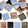 500G Square Porcelain Cabochons Mosaic Pieces Sets PORC-SP0001-26-7