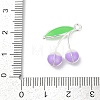 Alloy Enamel Pendants PALLOY-R151-43P-05-3