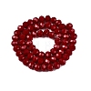 Opaque Solid Color Imitation Jade Glass Beads Strands EGLA-A044-P8mm-D02-3