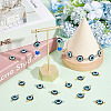 20Pcs 2 Styles Evil Eye Resin Connector Charms FIND-AR0003-29-5