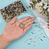 1998Pcs 9 Style Glass Twisted Bugle Beads SEED-PH0001-38-3