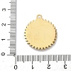 304 Stainless Steel & Rhinestone Pendants STAS-G371-09G-01G-3