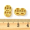 Rack Plating Hollow Brass Beads KK-G501-10G-3