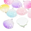 Transparent Resin Pendants RESI-P049-02A-P-2