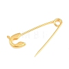 925 Sterling Silver Safety Pin Brooch Findings STER-D311-01G-2