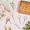 20Pcs Alloy Charm Keychains KEYC-SC00025-4