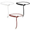 3Pcs 3 Colors PU Leather Rope Knot Tie Waist Belly Belts for Women AJEW-CL0003-71C-1