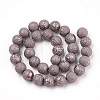 Electroplate Shell Pearl Beads Strands SHEL-T005-09D-3