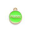 Alloy Enamel Pendants X-ENAM-S124-01A-06H-3