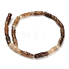 Natural Banded Agate Beads Strands G-Z144-A01-01B-3