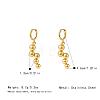 304 Stainless Steel Hoop Dangle Earrings for Women DN9984-1-2