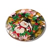 Transparent Christmas Themed Cellulose Acetate(Resin) Pendants OACR-L018-03F-2