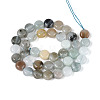Natural White Jade Beads Strands G-T143-16B-2